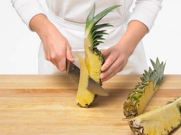 Как сделать лодочку из ананаса